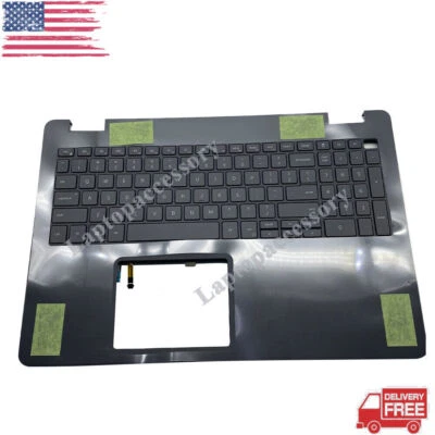 LAPTOPACCESSORY New For Dell Inspiron 15 3501 Palmrest Upper Case With Backlit Keyboard 33HPP US