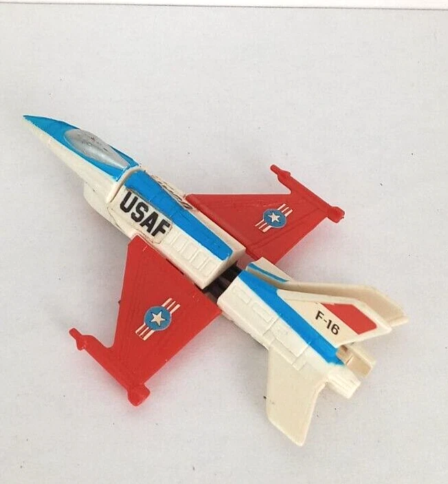 Vintage 1984 Remco Zybots Series 6, Robot F-16 Fighter Plane Transformer - Image 1 of 2