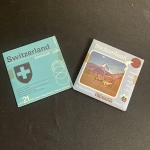 Moneda sello Sawyer's View Master World Travel Series Suiza recuerdo Pak - Imagen 1 de 12