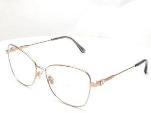 Jimmy Choo JC304 000 Cat Eye Rose Gold Womens Eyeglasses 56mm - Picture 1 of 7