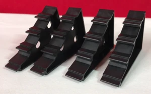 JOB LOT 4x SCALEXTRIC 06030 TRACK OR BRIDGE SUPPORTS BLACK COLOUR GOOD CONDITION - Picture 1 of 8