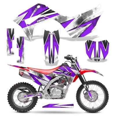 Pegatinas gráficas MX + #calcomanías PLT para Honda CRF125F 2019-2025 Slash PU Foto 1 de 2