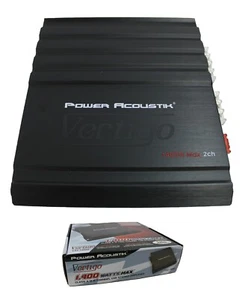 POWER ACOUSTIK VA2-1400D 2 CHANNEL 2 CH FULL RANGE CAR AUDIO AMP AMPLIFIER 1400W - Picture 1 of 1