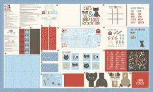 Dog Daze Cat & Dog Activity Book Panel Dog Daze by Stacy Iest Hsu - Picture 1 of 4