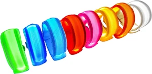 8 PCS LED Glow Bracelets, Christmas Light up Bracelets Set - Glow in the Dark Pa - Picture 1 of 12