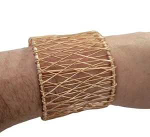 Bracciale Paparazzi in filo tono oro rosa nuovo - Foto 1 di 5