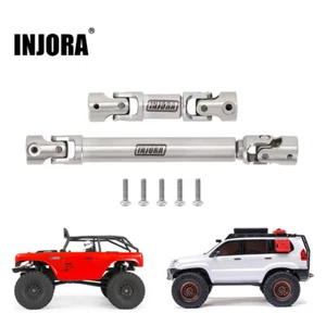 INJORA Stainless Steel Drive Shaft D-Shaped Hole For 1/24 SCX24 Deadbolt GX470 - Picture 1 of 9