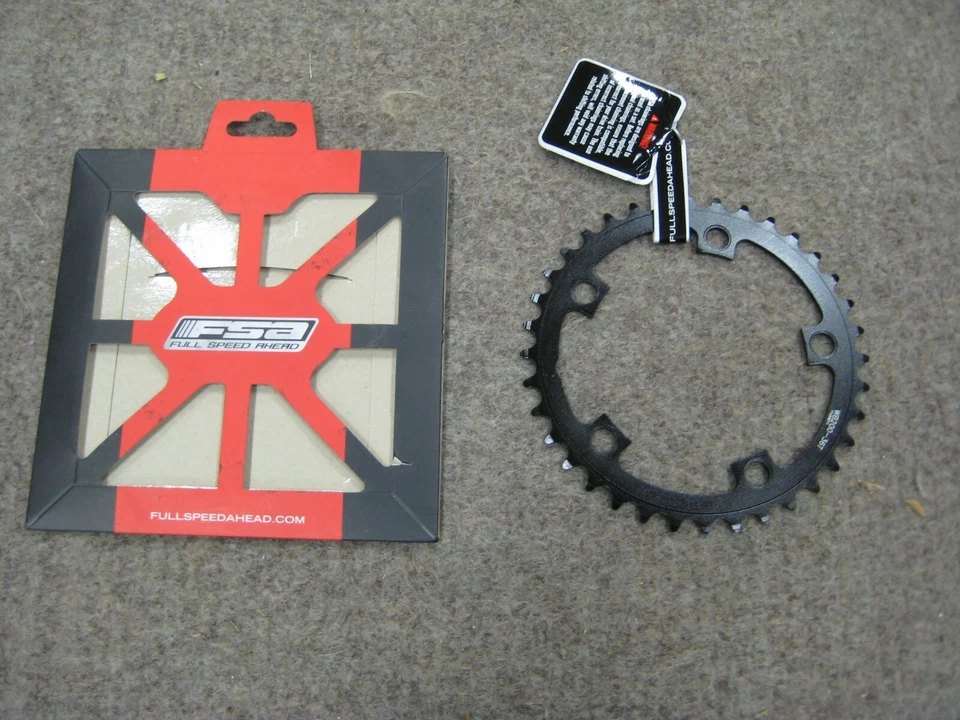 FSA Chainring 36 Tooth 110 BCD N10/C-11 WB238 36t Black Alloy Road - MTB - Image 1 of 3