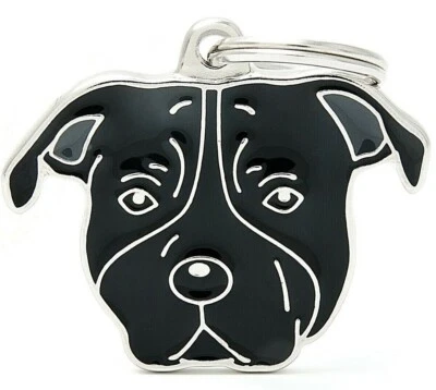 Staffordshire Terrier / Amstaff Dog ID Tag (80) - Engraved FREE-Personalised - Image 1 of 2