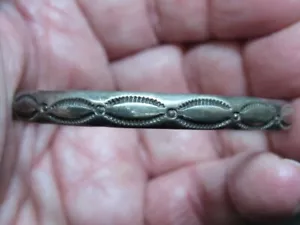 Indianer gestempelt Sterling Manschettenarmband - Bild 1 von 9