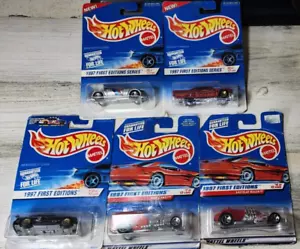Lot of 5 Hotwheels 1997 First Editions #'s 518, 517, 516, 514, and 520 - Picture 1 of 17