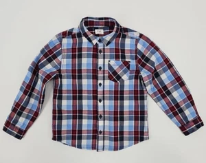 Camicia F&F ragazzo manica lunga a quadri taglia 110/116 (5-6 anni) 100% cotone - Foto 1 di 4