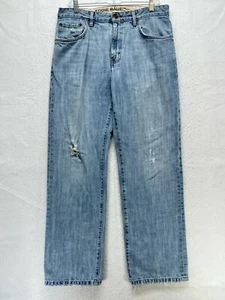 Eddie Bauer Relaxed Fit Straight Leg Jeans Men's 32 x 32 - Light Wash Cotton - Picture 1 of 11