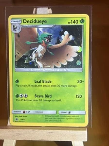 Pokémon TCG Decidueye SM Black Star Promo SM55 Promo Mirror Holo - Picture 1 of 2