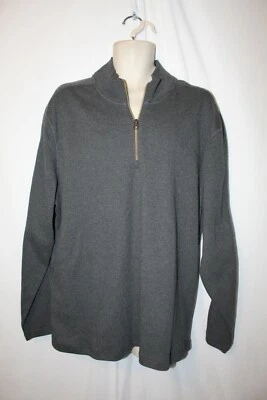 Jersey de caza Robert Graham 1/4 cremallera para hombre 2XL nuevo con etiquetas $198 gris carbón Foto 1 de 4