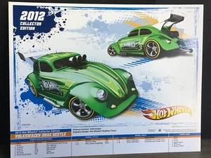 VW Drag Beetle - 2012 e-sheet collector edition Hot Wheels - Picture 1 of 1