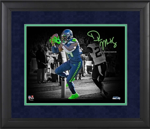 DK Metcalf Seattle Seahawks Framed 11" x 14" Spotlight Photograph Cover