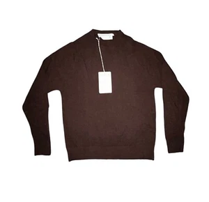 Vintage Scottish Woollens J. Dagliesh Brown V Neck Wool Pullover Sweater 40 W - Bild 1 von 8