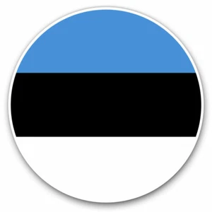 2 x Vinyl Stickers 20cm - Estonia Europe Tallinn Flag Cool Gift #9109 - Afbeelding 1 van 9
