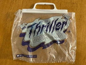 Bolso vintage retro escolástico The Thriller Book Club asa - Imagen 1 de 3