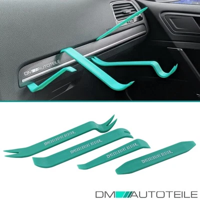 Kunststoffwerkzeug Zierleistenkeil Kunststoffkeil SET Hebel PVC Keile KFZ PKW - Bild 1 von 4