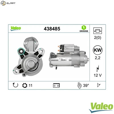 STARTER 438485 FOR FORD AUSTRALIA VOLVO V50 C30 S80/II C70/Convertible S40 2.0L - Image 1 of 4