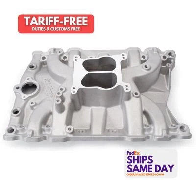 Edelbrock EDE2151 Dual Plane Aluminum Intake Manifold fits Oldsmobile V8  - Image 1 of 4
