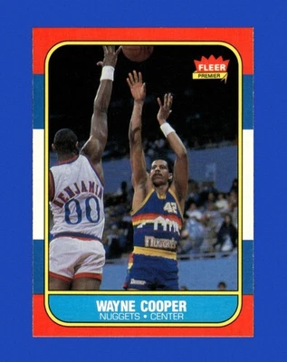 1986-87 Fleer Set-Break No 18 Уэйн Купер почти как новый или лучше *GMCARDS* - Изображение 1 из 2