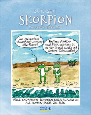 KORSCH VERLAG GMBH Skorpion 2026 | Verlag Korsch | Deutsch | Kalender | Spiralbindung | 13 S.