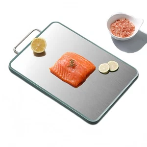 Stainless Steel Cutting Board, Cutting Boards for Kitchen, Stainless Steel/Wh... - Picture 1 of 6