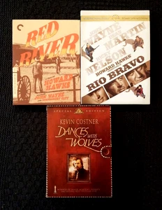 6 Epic DVD Box Sets: Red River (Criterion), Rio Bravo, and Dances With Wolves - Picture 1 of 8