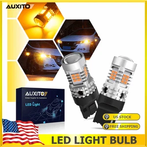 CANBUS 7440 Amber LED Turn Signal Light Bulbs Anti Hyper Flash Error Free T20 - Picture 1 of 8