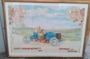 Léonce Girardot in una macchina da corsa Panhard durante la Gordon Bennett Cup 1901 1987 - Foto 1 di 10