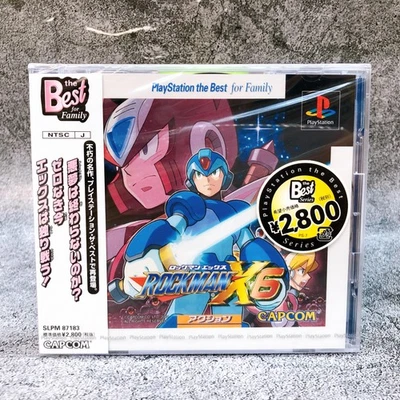 Playstation Rockman X6 the Best Mega Man PS1 Capcom Sony Game Sealed New - Image 1 of 4