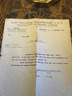 📜Zeugnis 1914 Luft Fahrzeug Gesellschaft Bitterfeld Dokument Autograph 1WK RAR