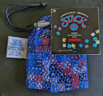 Absolutely Original Stack Strategy Dice Game Stack Sack Hikers Edition 56 Dice - Image 1 of 4