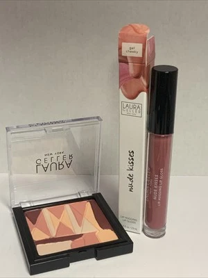 Laura Geller Limited Edition Artistry Blush & Get Cheeky Lipgloss Set Neu