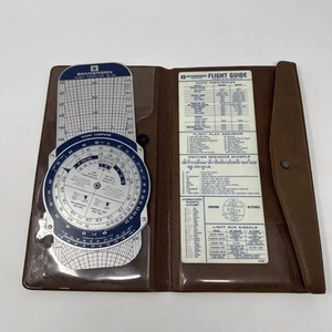 Vintage Jeppesen Sanderson Slide Graphic Flight Computer With Case - Picture 1 of 4