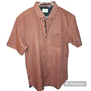 7 Diamonds Oydessy Lightweight Short Sleeve Stretch Shirt Pink Size XLarge