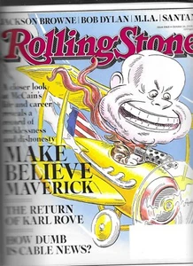 Rolling Stone Magazine Issue # 1063 October 16, 2008 John McCain - Imagen 1 de 1