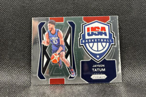 Jayson Tatum 2021-22 Panini Prizm Basketball #1 USA Card NBA UNITED STATES