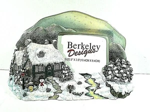 BERKELEY DESIGNS FOTORAHMEN/FIGUR - NEU IM KARTON = HARZ "WEIHNACHTEN IN DER BERGHÜTTE" - Bild 1 von 3