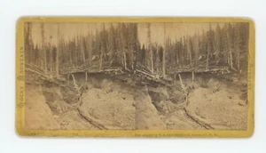 California Gulch. Colorado, c. 1875, Hydraulic Mining, W. G. Chamberlain, Denver - Picture 1 of 3