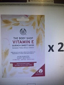The Body Shop Vitamin E Quench Sheet Mask for Dry Skin (18 mL) - Pack of 2 - Picture 1 of 1