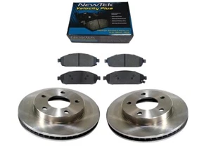 FRONT BRAKE DISCS + SEMI-METALLIC PADS FOR JEEP COMMANDER XK XH 2006-2011 - Picture 1 of 1