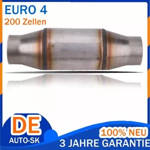 200 Zellen Universal Sport Katalysator Euro4 Metall 101mm 63,5mm E9-Prüfzeichen - Bild 1 von 8