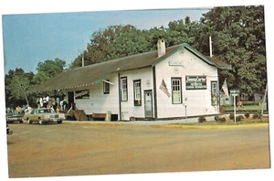 Jimmy Carter Campaign Headquarters OLD RAILROAD DEPOT Plains Georgia GA Postcard - Picture 1 of 2