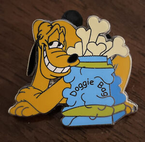 Pluto Walt Disney World Official Trading Pin 2005 Blue Version Doggie Bag Bones