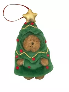 Vintage Boyds Bears Frasier Weihnachtsbaum Kopf Bohnensammlung Plüsch Ornament 6 Zoll - Bild 1 von 6