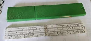 Vintage Rechenschieber ELEKTRO LOGAREX 27402-III Lederetui Tschechoslowakei 1972 - Bild 1 von 9